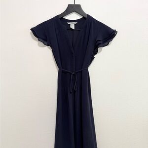 Elegant Navy Dress